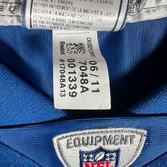 REEBOK NFL ON FIELD Indianapolis Colts MANNING #18 Jersey Size 2XL‎ - Picture 13 of 14